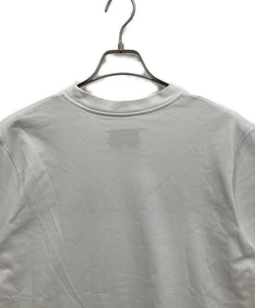 CASABLANCA（カサブランカ）CASABLANCA (カサブランカ) ワンポイント ワッペン Tシャツ ホワイト サイズ:Lの古着・服飾アイテム
