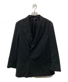 STEVEN ALAN（スティーブンアラン）の古着「ヴィンテージツイル ダブルブレステッド6Bジャケット」｜ブラック