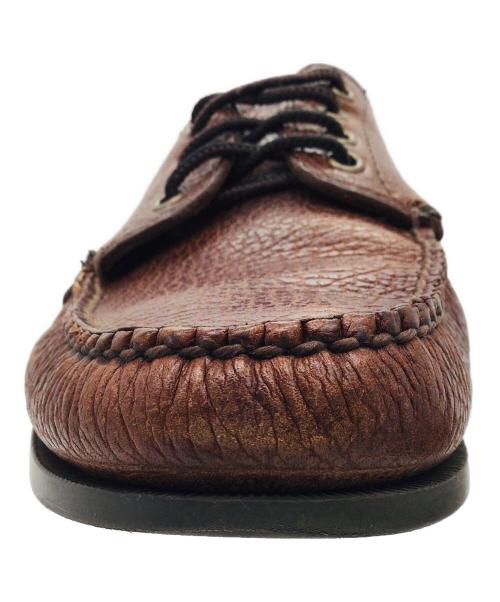 G.H.BASS（ジーエイチバス）G.H.BASS (ジーエイチバス) UNITED ARROWS (ユナイテッドアローズ) CAMP MOC2 ブラウン サイズ:8/9/42の古着・服飾アイテム