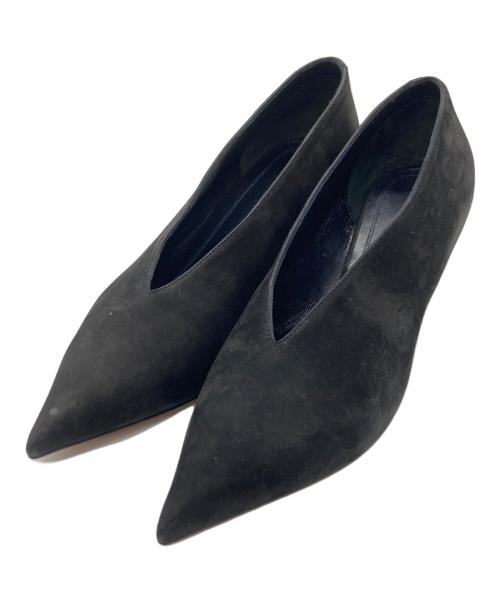CELINE（セリーヌ）CELINE (セリーヌ) ポインテッドトゥパンプス ブラック サイズ:36.5の古着・服飾アイテム