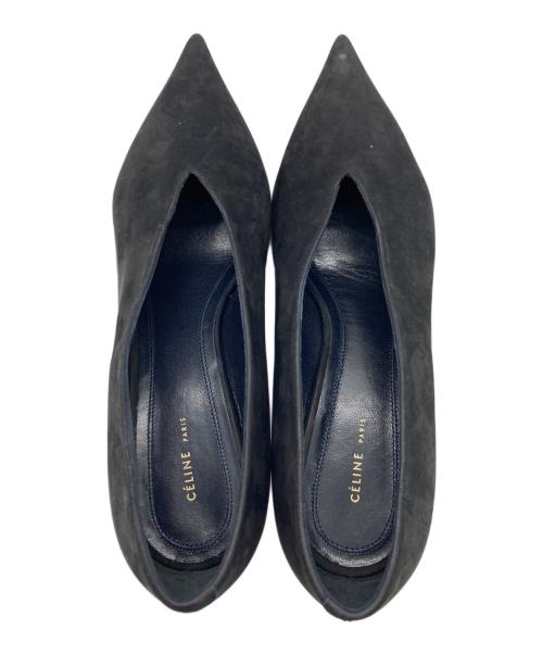 CELINE（セリーヌ）CELINE (セリーヌ) ポインテッドトゥパンプス ブラック サイズ:36.5の古着・服飾アイテム