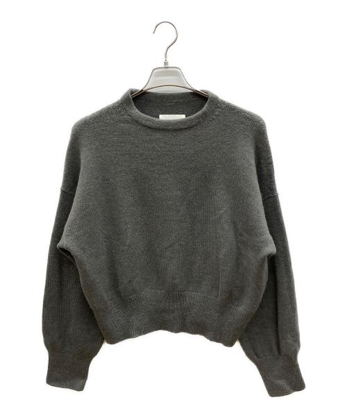 Lauren Manoogian（ローレン マヌージアン）Lauren Manoogian (ローレン マヌージアン) BASE SHORT C/N KNIT グレー サイズ:1の古着・服飾アイテム