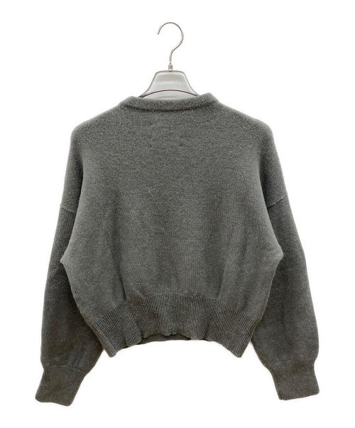 Lauren Manoogian（ローレン マヌージアン）Lauren Manoogian (ローレン マヌージアン) BASE SHORT C/N KNIT グレー サイズ:1の古着・服飾アイテム