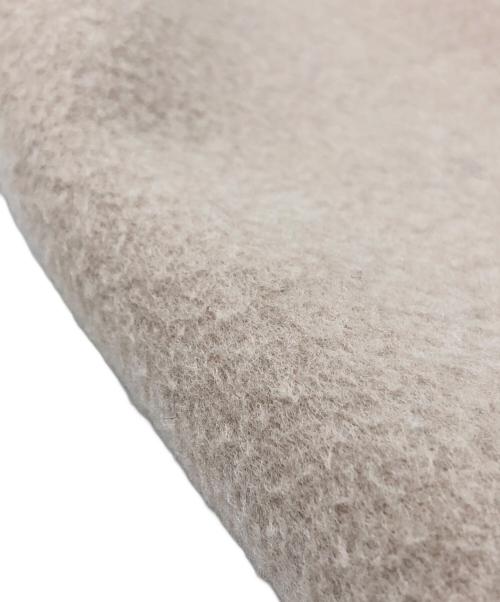 GALERIE VIE（ギャルリーヴィー）GALERIE VIE (ギャルリーヴィー) ウールダブルフェイスショートノーカラーコート ベージュ サイズ:36の古着・服飾アイテム