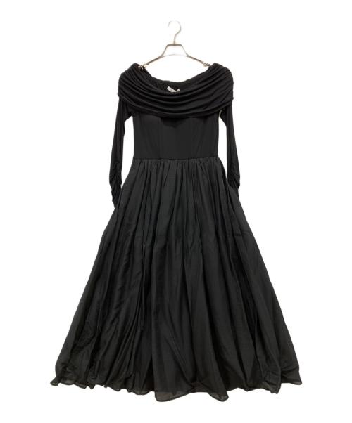 Estella.K（エステラケー）Estella.K (エステラケー) Della Belted Long Dress ブラック サイズ:SIZE Fの古着・服飾アイテム