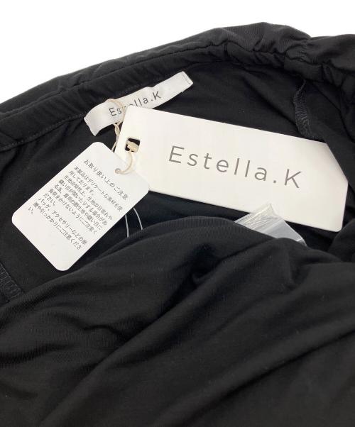 Estella.K（エステラケー）Estella.K (エステラケー) Della Belted Long Dress ブラック サイズ:SIZE Fの古着・服飾アイテム
