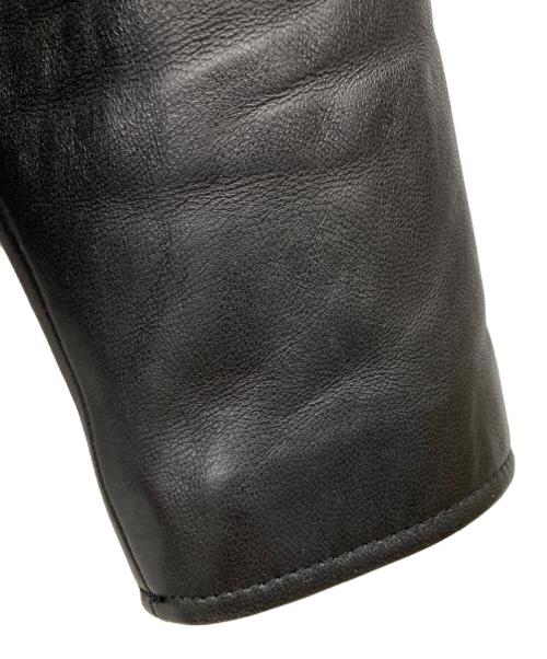 beautiful people（ビューティフルピープル）beautiful people (ビューティフルピープル) vintage leather riders jacket ブラック サイズ:150の古着・服飾アイテム