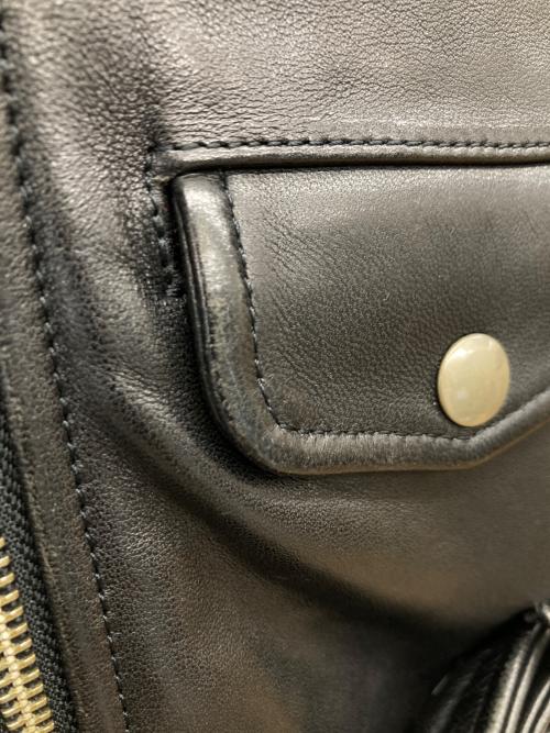 beautiful people（ビューティフルピープル）beautiful people (ビューティフルピープル) vintage leather riders jacket ブラック サイズ:150の古着・服飾アイテム