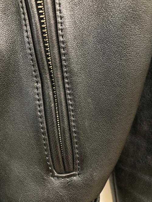 beautiful people（ビューティフルピープル）beautiful people (ビューティフルピープル) vintage leather riders jacket ブラック サイズ:150の古着・服飾アイテム