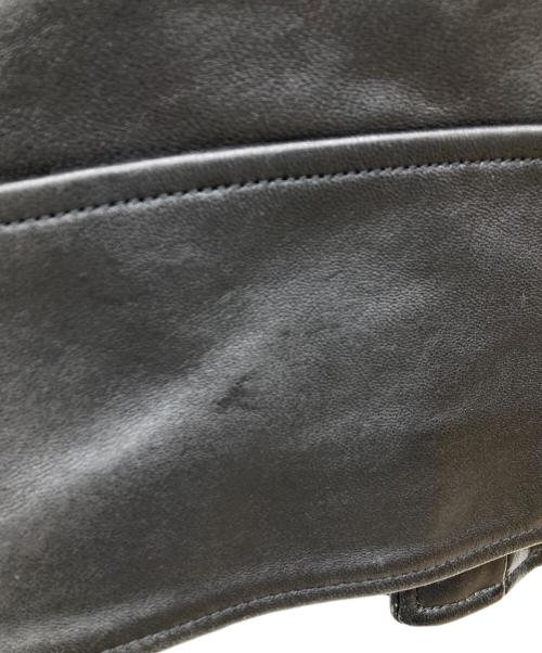 beautiful people（ビューティフルピープル）beautiful people (ビューティフルピープル) vintage leather riders jacket ブラック サイズ:150の古着・服飾アイテム