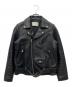 beautiful people（ビューティフルピープル）の古着「vintage leather riders jacket」｜ブラック