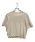 theory (セオリー) Wooster Crepe Knit Short Sleeve Cardigan ベージュ サイズ:Ｍ：6000円