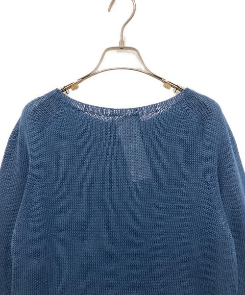 'S Max Mara（エスマックスマーラ）'S Max Mara (エスマックスマーラ) リネンニット ブルー サイズ:Mの古着・服飾アイテム