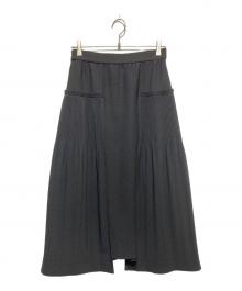 ADORE（アドーア）の古着「ダブルジョーゼットスカート」｜ブラック