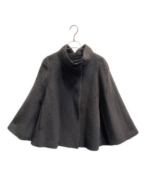 ANAYI（アナイ）ANAYI (アナイ) アルパカシャギーショートコート チャコールグレー サイズ:36の古着・服飾アイテム