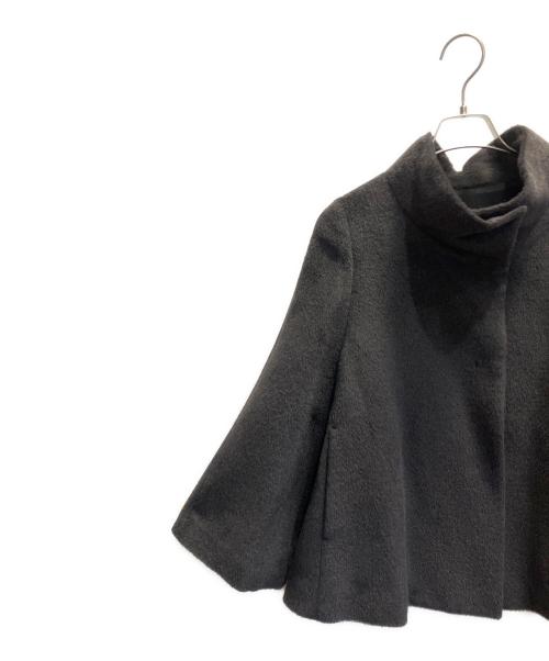 ANAYI（アナイ）ANAYI (アナイ) アルパカシャギーショートコート チャコールグレー サイズ:36の古着・服飾アイテム