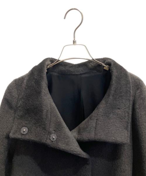 ANAYI（アナイ）ANAYI (アナイ) アルパカシャギーショートコート チャコールグレー サイズ:36の古着・服飾アイテム