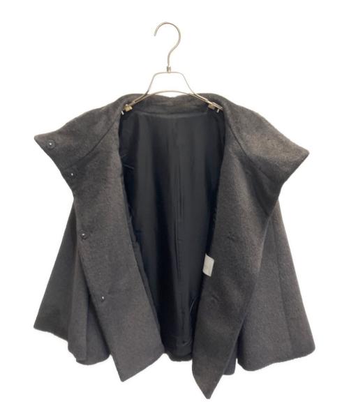 ANAYI（アナイ）ANAYI (アナイ) アルパカシャギーショートコート チャコールグレー サイズ:36の古着・服飾アイテム