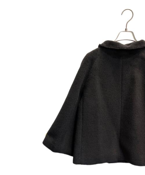 ANAYI（アナイ）ANAYI (アナイ) アルパカシャギーショートコート チャコールグレー サイズ:36の古着・服飾アイテム