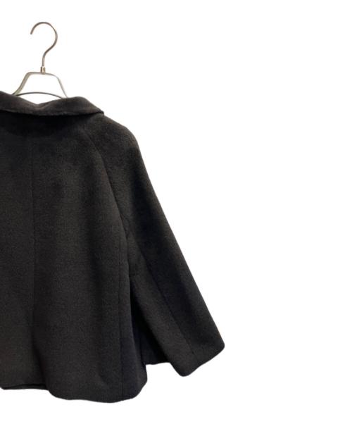 ANAYI（アナイ）ANAYI (アナイ) アルパカシャギーショートコート チャコールグレー サイズ:36の古着・服飾アイテム