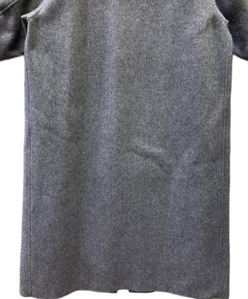 HYKE（ハイク）HYKE (ハイク) MELTON HOODED WORK COAT グレー サイズ:１の古着・服飾アイテム