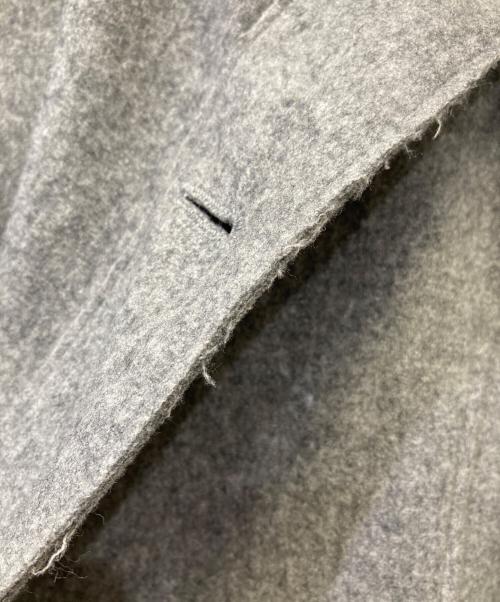 HYKE（ハイク）HYKE (ハイク) MELTON HOODED WORK COAT グレー サイズ:１の古着・服飾アイテム