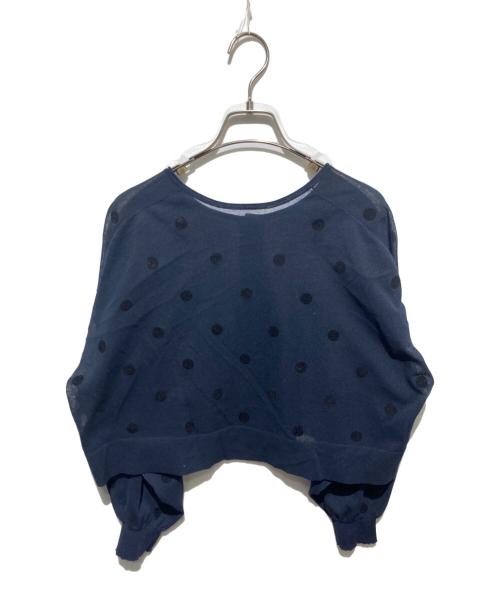 IENA（イエナ）IENA (イエナ) FILMY ドット カーディガン ネイビー サイズ:FREEの古着・服飾アイテム