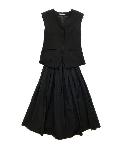 ELENDEEK（エレンディーク）ELENDEEK (エレンディーク) GILET COMBINATION OP ブラック サイズ:02の古着・服飾アイテム