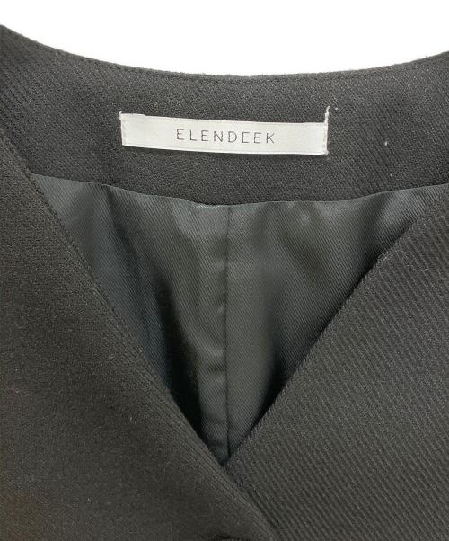 ELENDEEK（エレンディーク）ELENDEEK (エレンディーク) GILET COMBINATION OP ブラック サイズ:02の古着・服飾アイテム