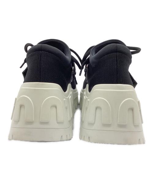 MIU MIU（ミュウミュウ）MIU MIU (ミュウミュウ) ストレッチネオプレーンファブリックスニーカー ブラック サイズ:37の古着・服飾アイテム