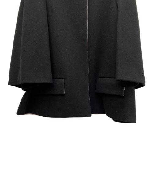 DRAWER（ドゥロワー）Drawer (ドゥロワー) ノーカラージャケット ブラック サイズ:SIZE 38の古着・服飾アイテム