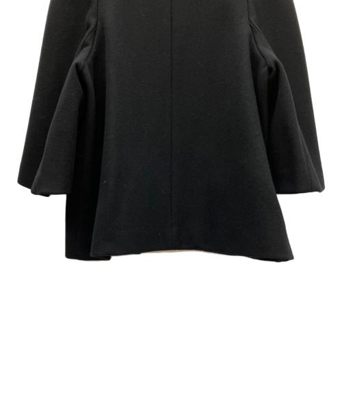 DRAWER（ドゥロワー）Drawer (ドゥロワー) ノーカラージャケット ブラック サイズ:SIZE 38の古着・服飾アイテム