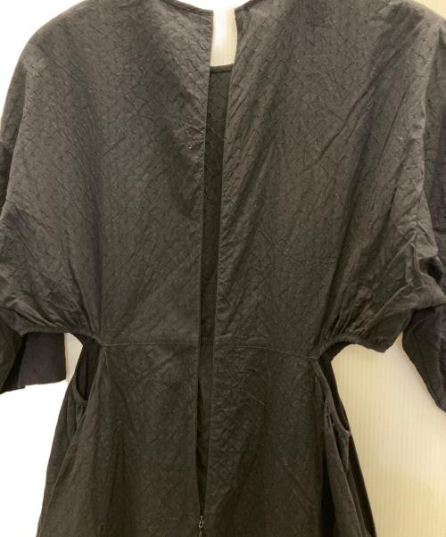 6(ROKU) BEAUTY&YOUTH（ロク ビューティーアンドユース）6(ROKU) BEAUTY&YOUTH (ロク ビューティーアンドユース) COTTON SLIT DRESS ブラック サイズ:SIZE36の古着・服飾アイテム