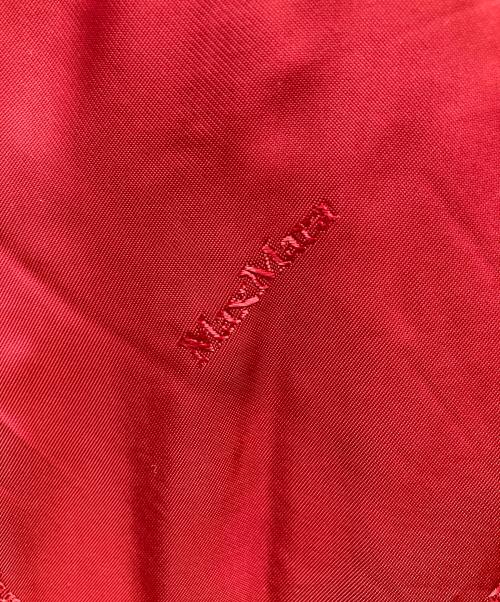 MaxMara（マックスマーラ）MaxMara (マックスマーラ) カシミヤブレンドロングコート レッド サイズ:42の古着・服飾アイテム