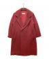 MaxMara（マックスマーラ）の古着「カシミヤブレンドロングコート」｜レッド