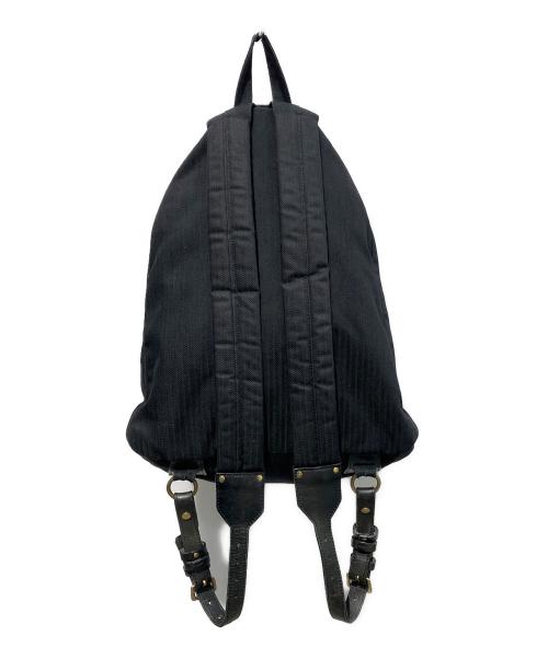 PORTER（ポーター）PORTER (ポーター) ヘリンボーンｘレザー切替リュック ブラックの古着・服飾アイテム