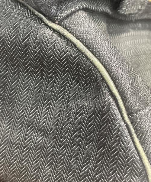PORTER（ポーター）PORTER (ポーター) ヘリンボーンｘレザー切替リュック ブラックの古着・服飾アイテム