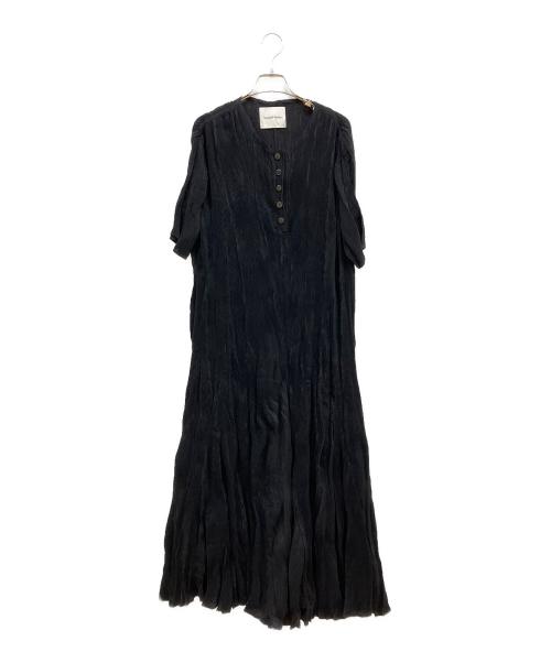 GONGDID DESIGN（ゴンディッドデザイン）GONGDID DESIGN (ゴンディッドデザイン) Wavy maxi dress ブラック サイズ:Freeの古着・服飾アイテム