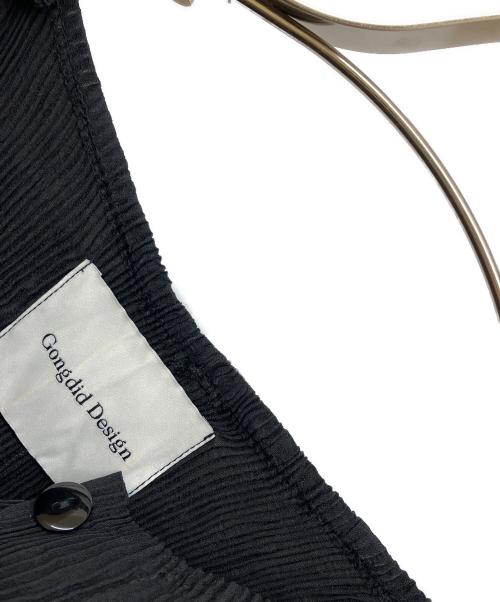 GONGDID DESIGN（ゴンディッドデザイン）GONGDID DESIGN (ゴンディッドデザイン) Wavy maxi dress ブラック サイズ:Freeの古着・服飾アイテム