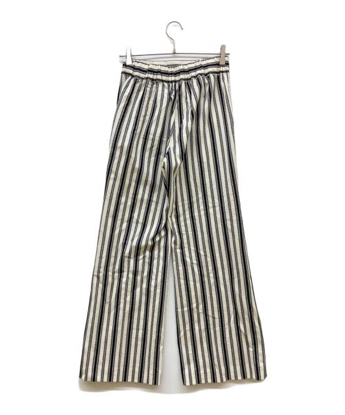 CURRENTAGE（カレンテージ）CURRENTAGE (カレンテージ) ストライプ2wayパンツ アイボリー サイズ:2の古着・服飾アイテム