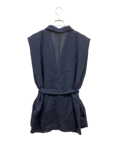 IENA（イエナ）IENA (イエナ) Airy ブラウス ジャケット ネイビー サイズ:Freeの古着・服飾アイテム