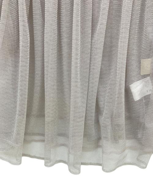 Diagram（ダイアグラム）Diagram (ダイアグラム) チュールシャーリングトップ グレー サイズ:36の古着・服飾アイテム