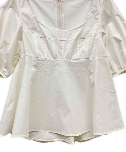 VERMEIL par iena（ヴェルメイユ パー イエナ）VERMEIL par iena (ヴェルメイユ パー イエナ) ビスチェブラウス アイボリー サイズ:SIZE Freeの古着・服飾アイテム