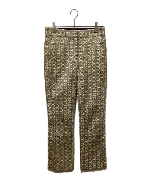 TORY BURCH（トリーバーチ）TORY BURCH (トリーバーチ) Gemini Link Jacquard Pant グレー サイズ:00の古着・服飾アイテム