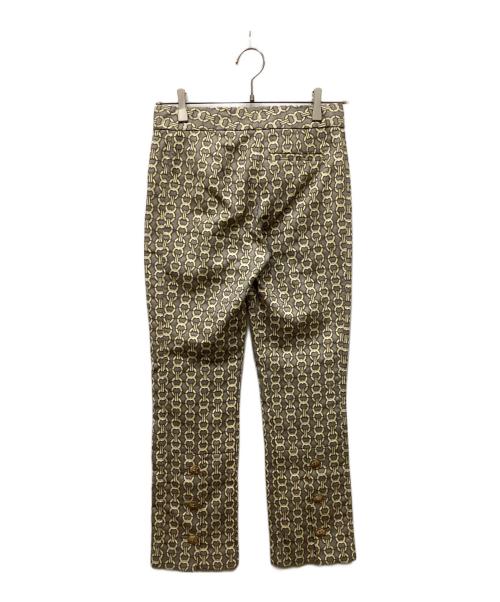 TORY BURCH（トリーバーチ）TORY BURCH (トリーバーチ) Gemini Link Jacquard Pant グレー サイズ:00の古着・服飾アイテム
