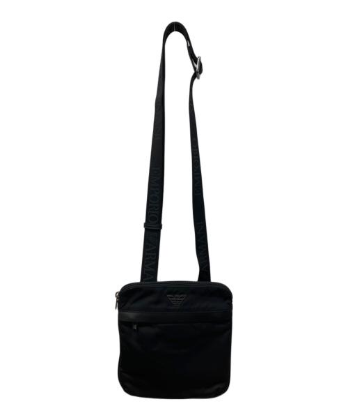 EMPORIO ARMANI（エンポリオ アルマーニ）EMPORIO ARMANI (エンポリオ アルマーニ) ショルダーバッグ ブラックの古着・服飾アイテム
