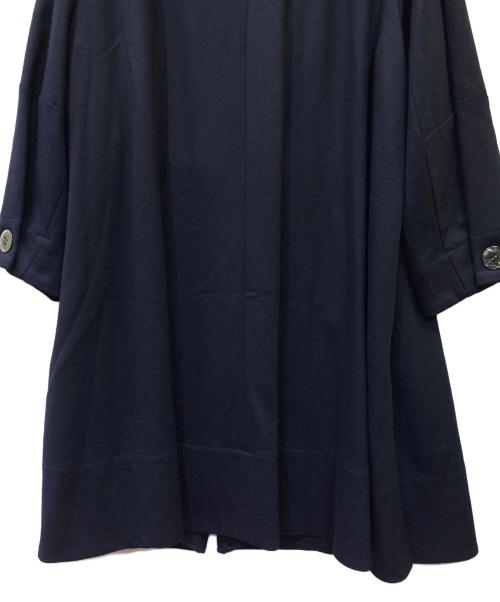 Y's for living（ワイズフォーリビング）Y's for living (ワイズフォーリビング) ウールコート ネイビー サイズ:FREEの古着・服飾アイテム