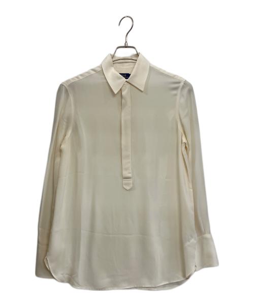 RALPH LAUREN（ラルフローレン）RALPH LAUREN (ラルフローレン) シルクシャツ アイボリー サイズ:SPの古着・服飾アイテム