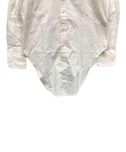 RALPH LAUREN（ラルフローレン）RALPH LAUREN (ラルフローレン) 裾リボン前結びシャツ ホワイト サイズ:Sの古着・服飾アイテム