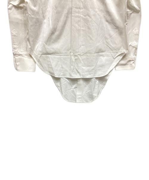 RALPH LAUREN（ラルフローレン）RALPH LAUREN (ラルフローレン) 裾リボン前結びシャツ ホワイト サイズ:Sの古着・服飾アイテム